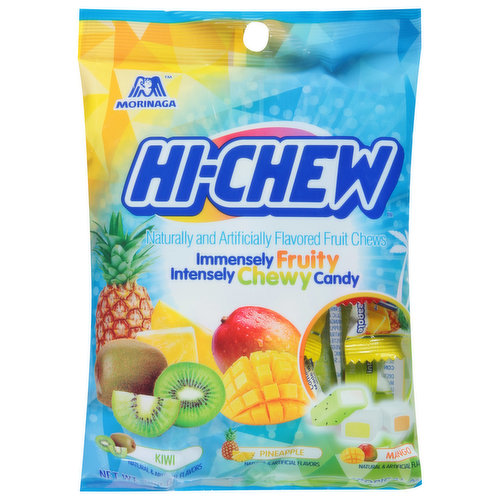 Hi-Chew Fruit Chews, Kiwi, Pineapple, Mango