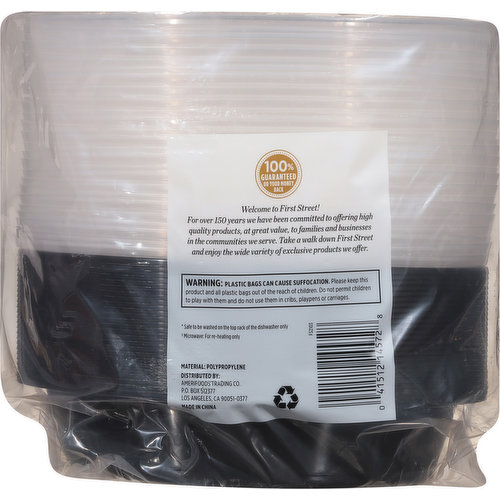 First Street Containers, Round, 9 Inch