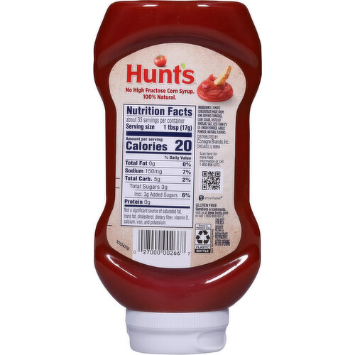Hunt's 100% Natural Tomato Ketchup