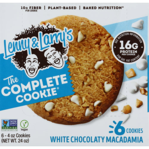 Lenny & Larry's Cookies, White Chocolatey Macadamia
