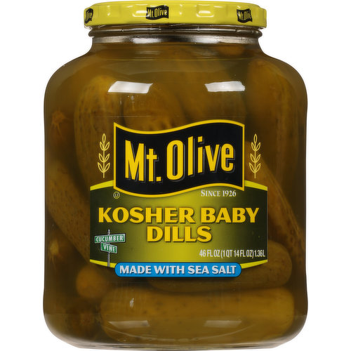 Mt Olive Pickles, Kosher Baby Dills