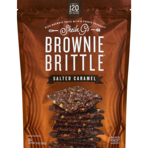 Brownie Brittle Brittle, Salted Caramel