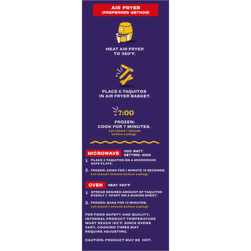 El Monterey Extra Crunchy Southwest Chicken Taquitos