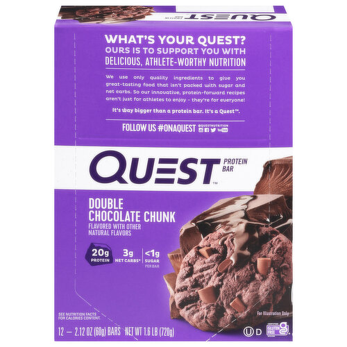 Quest Protein Bar, Double Chocolate Chunk Smart & Final