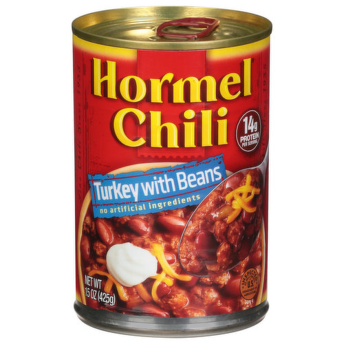 Hormel Chili Turkey with Beans