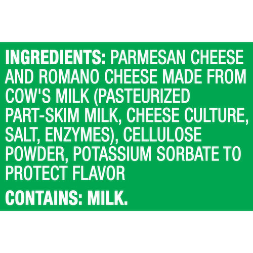 Kraft Cheese, Parmesan & Romano, Grated