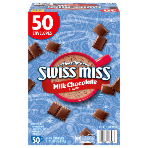 Swiss Miss Hot Cocoa Mix, Milk Chocolate Flavor