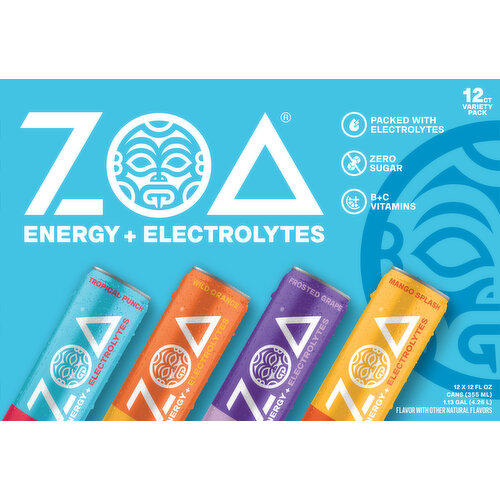 ZOA Energy Drink Variety Pack