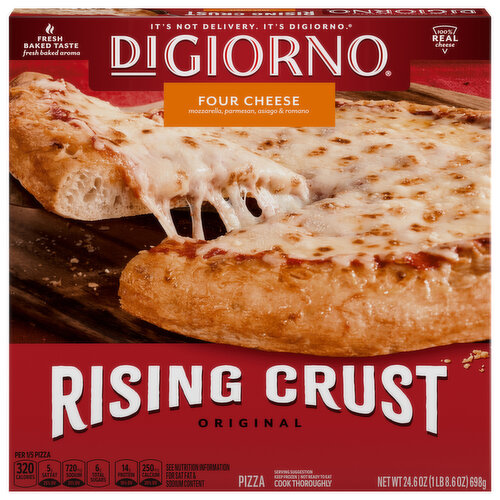 DiGiorno Pizza, Rising Crust, Four Cheese, Original