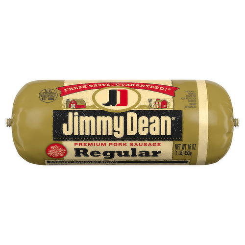 Jimmy Dean Jimmy Dean® Premium Pork Regular Breakfast Sausage Roll, 16 oz