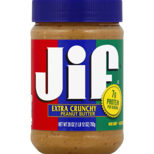 Jif Peanut Butter, Extra Crunchy