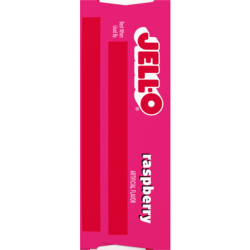 Jell-O Gelatin Dessert, Raspberry, Family Size