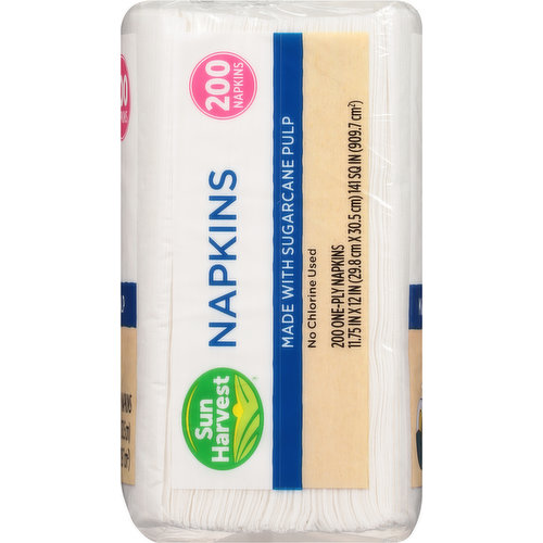 Sun Harvest Napkins, One-Ply