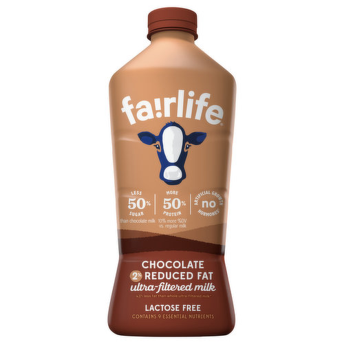 Fairlife Milk, Chocolate, 2% Reduced Fat, Ultra-Filtered