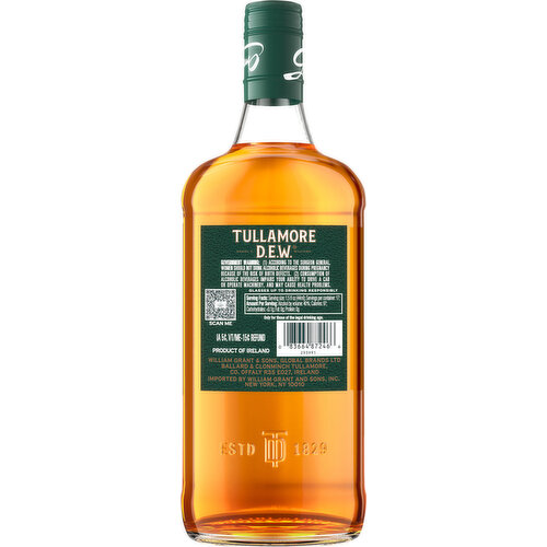 Tullamore D.E.W. Original Blended Irish Whiskey 750ml