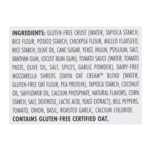 Daiya Pizza, Gluten-Free, Thin Crust, Fire-Roasted Vegetable