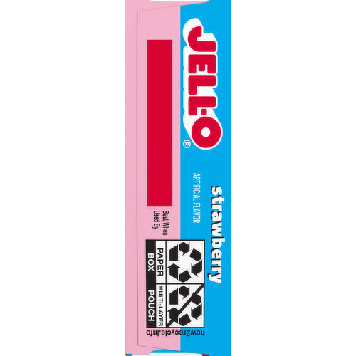 Jell-O Low Calorie Zero Sugar Strawberry Gelatin Dessert Family Size