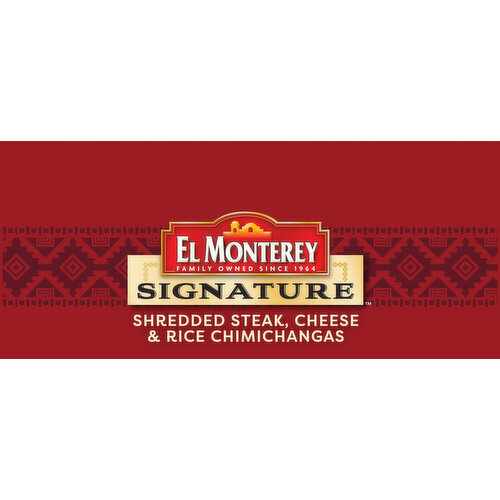 El Monterey Chimichanga, Shredded Steak, Cheese & Rice