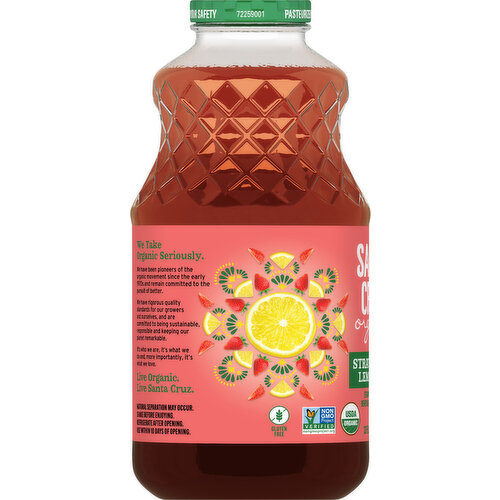 Santa Cruz Organic Beverage, Strawberry Lemonade