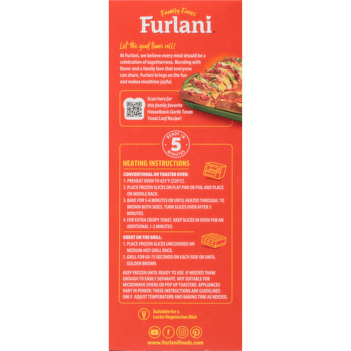 Furlani Texas Toast, Garlic