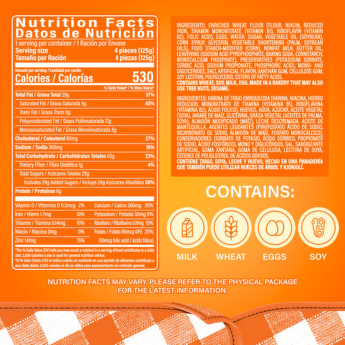 Bimbo Vanilla Mini Muffins, 4 count, 4.41 oz