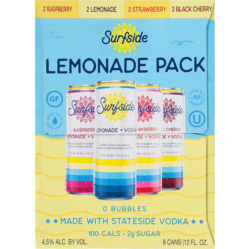Surfside Assorted Vodka Lemonade Pack