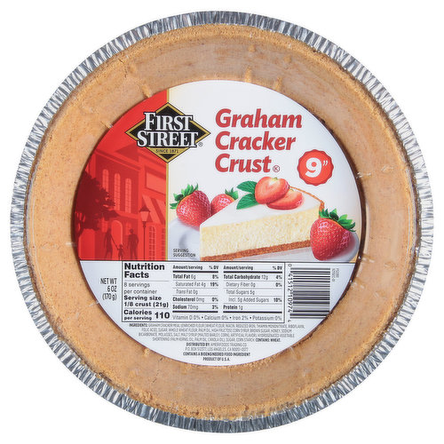 First Street Graham Cracker Crust, 9 Inch