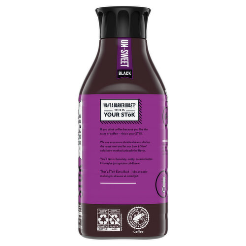 SToK Extra Bold Black Unsweetened Cold Brew Coffee Bottle