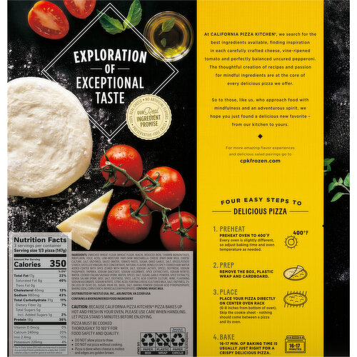 California Pizza Kitchen Pizza, Crispy Thin Crust, Sicilian Recipe
