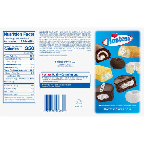 Hostess White Fudge Ding Dongs