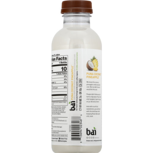 Bai Antioxidant Beverage, Puna Coconut Pineapple