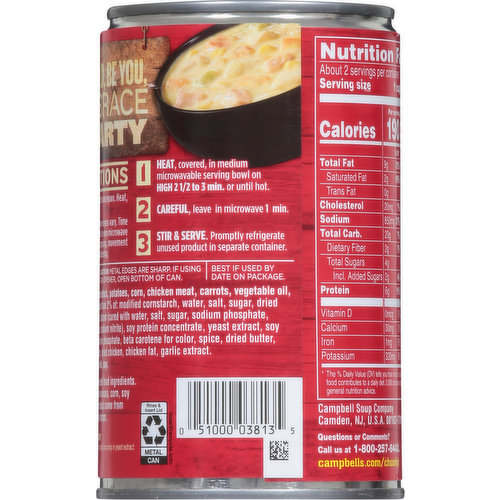 Campbell's Soup, Chicken Corn Chowder
