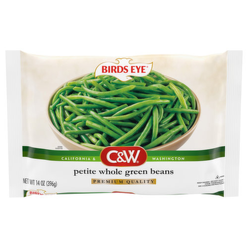 Birds Eye Green Beans, Petite, Whole