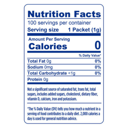 Splenda Zero Calorie Sweetener