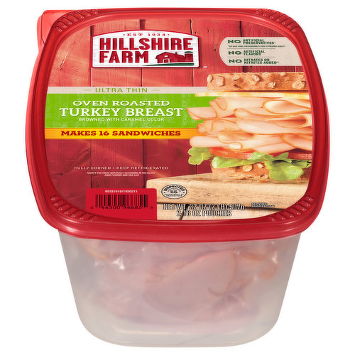 Hillshire Farm Hillshire Farm Ultra Thin Sliced Oven Roasted Turkey Breast Sandwich Meat, 32 oz