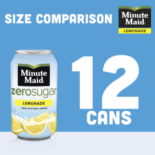 Minute Maid Minute Maid  Zero  Sugar Lemonade, 12 fl oz, 12 Ct
