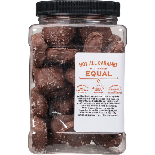 Sanders Sea Salt Caramels, Milk Chocolate