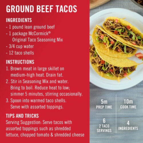 McCormick Original Taco Seasoning Mix