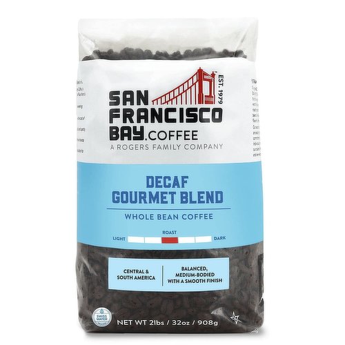 San Francisco Bay Decaf Gourmet Blend Whole Bean