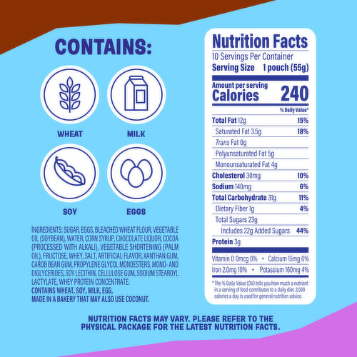 Entenmann's Fudge Chocolate Mini Muffins, Value Pack, 10 packs, (4 ct each), 19.5 lbs  Case