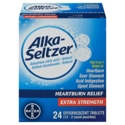 Alka-Seltzer Heartburn Relief, Extra Strength, Effervescent Tablets