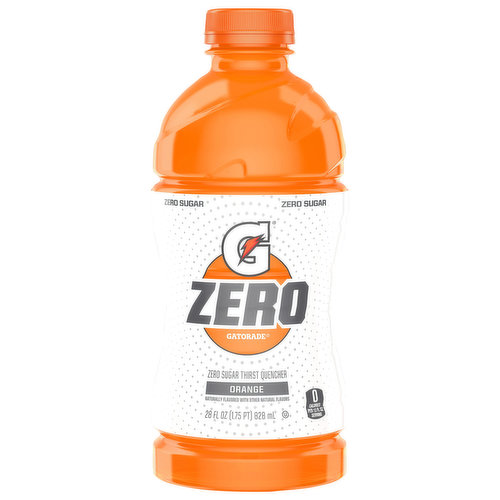 Gatorade Thirst Quencher, Zero Sugar, Orange