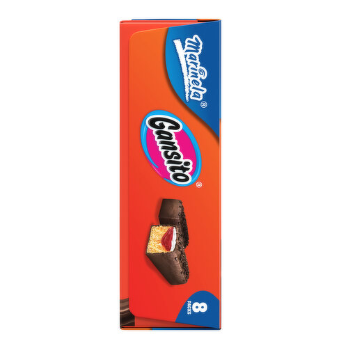 Marinela Chocolatey Strawberry, Chocolate and Crème Filled Snack Cake, 8 packs, 14.08 oz