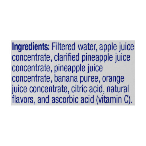 Dole 100% Juice, No Sugar Added, Pineapple Orange Banana