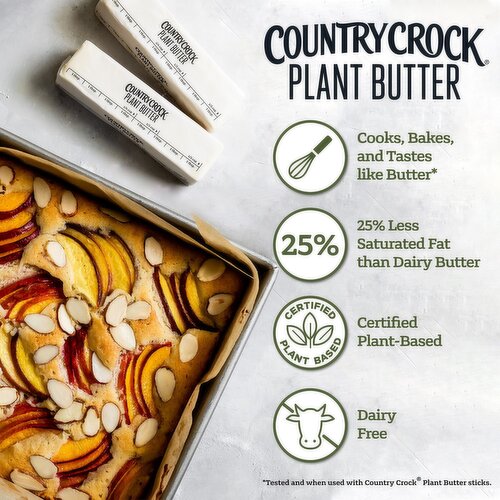 Country Crock Dairy Free Vegan Plant Butter with Olive Oil Sticks