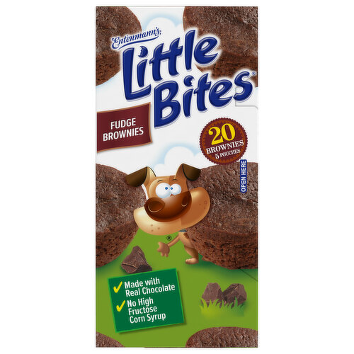 Entenmann's Chocolate Fudge Mini Brownies, 5 packs, (4 ct each), 9.75 lbs  Case