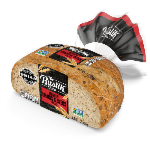The Rustik Oven Hearty Grains & Seeds Whole Grain Bread, 16 oz