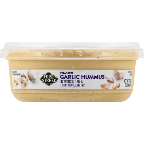 First Street Hummus, Roasted Garlic