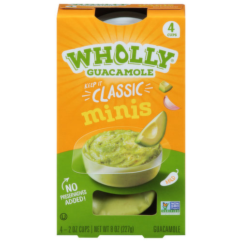 Wholly Guacamole, Classic, Mild, Minis