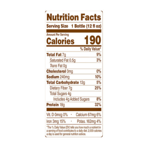 Koia Shake, Cacao Bean, Plant-Based